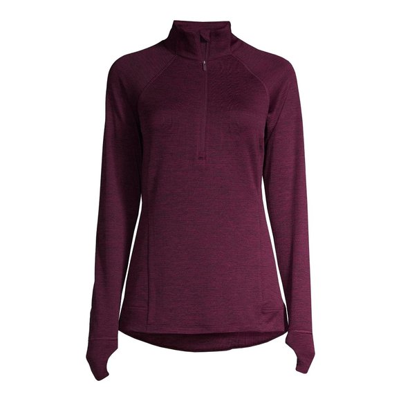 NWOT Women's Avia Athletic Textured 1/4 Zip Pullover - Sz L - Picture 1 of 14